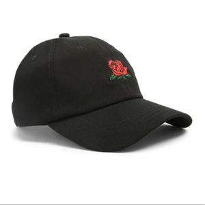 Forever 21 Black Rose Hat